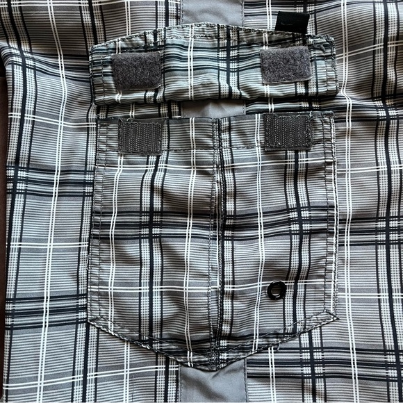 Men’s OP Ocean Pacific Board Shorts Gray Plaid Size 30 Waist - Picture 5 of 10